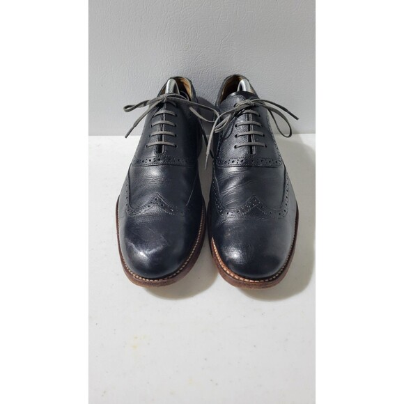 Grenson Grain  5252 450 Leather Black Shoes Mens Sz 9 F